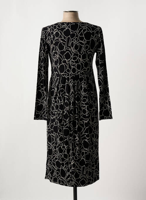Robe mi-longue noir MASAI pour femme