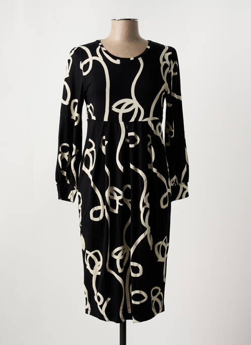 Robe mi-longue noir MASAI pour femme