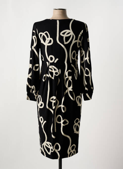 Robe mi-longue noir MASAI femme