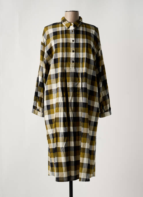 Robe mi-longue vert MASAI pour femme