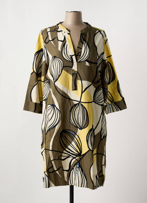 Robe mi-longue vert MASAI pour femme