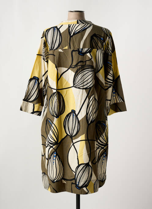 Robe mi-longue vert MASAI pour femme