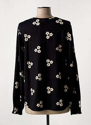 Blouse imprimé fantaisie manches longues noir MASAI femme