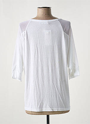 T-shirt manches 3/4 manches 3/4 blanc TELMAIL femme