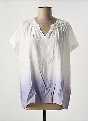Blouse manches courtes manches courtes violet MASAI femme