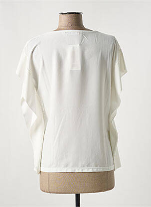 T-shirt imprimé fantaisie manches courtes blanc TELMAIL femme