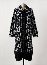 Manteau long coupe cintrée sans capuche noir G!OZE femme