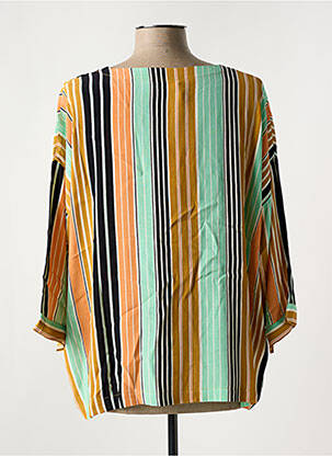 Blouse col rond manches 3/4 orange MASAI femme