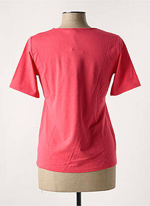 T-shirt stretch manches courtes rose TELMAIL femme