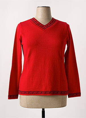 Pull rouge TELMAIL pour femme
