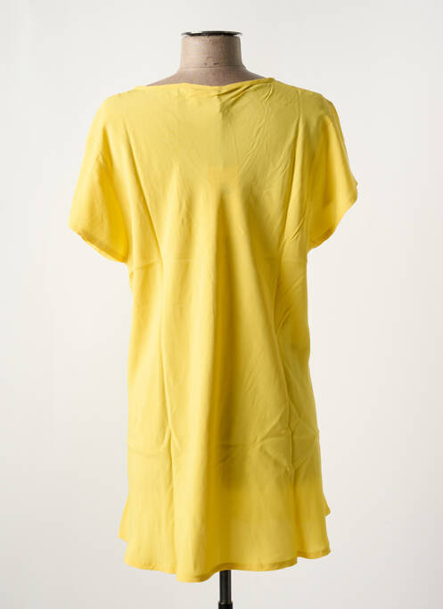 Tunique manches courtes coupe cintrée jaune MASAI femme