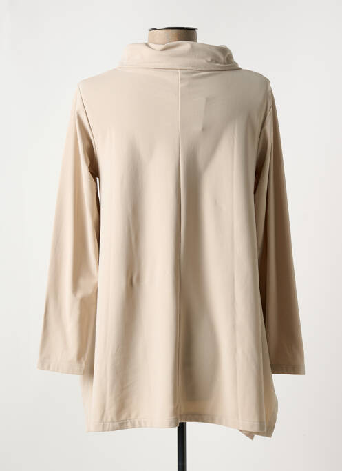 Tunique manches longues imprimé fantaisie beige G!OZE femme
