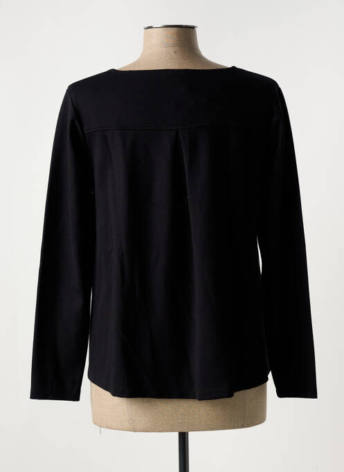 T-shirt tissage jersey manches 3/4 noir G!OZE femme