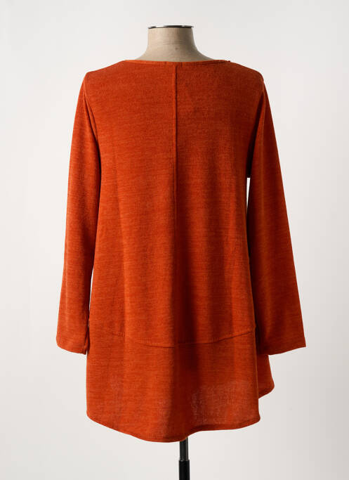 Tunique manches longues orange G!OZE pour femme