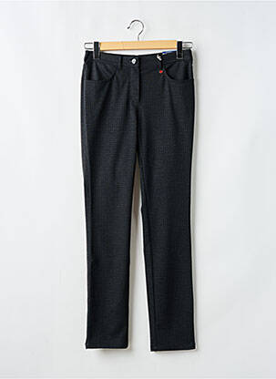 Pantalon slim taille élastique gris TONI femme