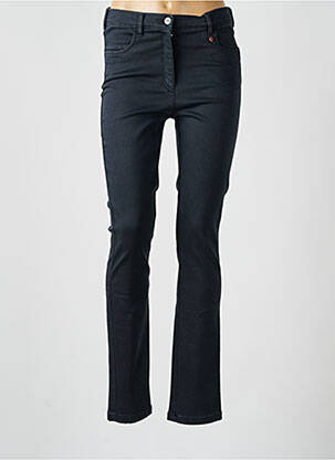 Pantalon slim taille élastique noir TONI femme