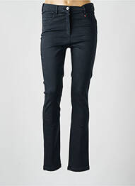 Pantalon slim taille élastique noir TONI femme