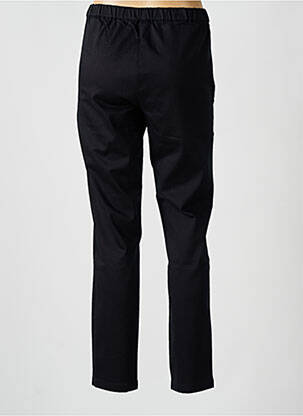 Pantalon droit taille élastique noir MASAI femme