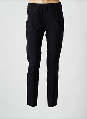 Pantalon slim taille élastique noir MASAI femme