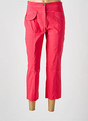 Pantacourt coupe droite rouge TELMAIL femme