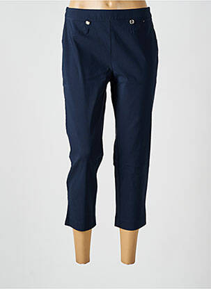 Pantacourt taille élastique bleu TELMAIL femme