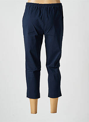 Pantacourt taille élastique bleu TELMAIL femme