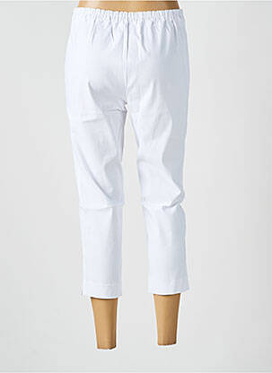 Pantacourt taille élastique blanc TELMAIL femme