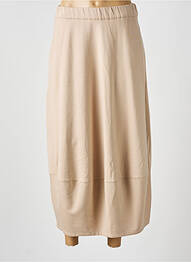 Jupe longue coupe droite beige MES SOEURS ET MOI femme