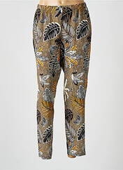 Pantalon slim jaune TELMAIL pour femme seconde vue