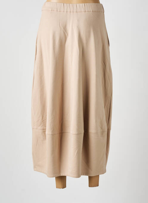 Jupe longue coupe droite beige MES SOEURS ET MOI femme