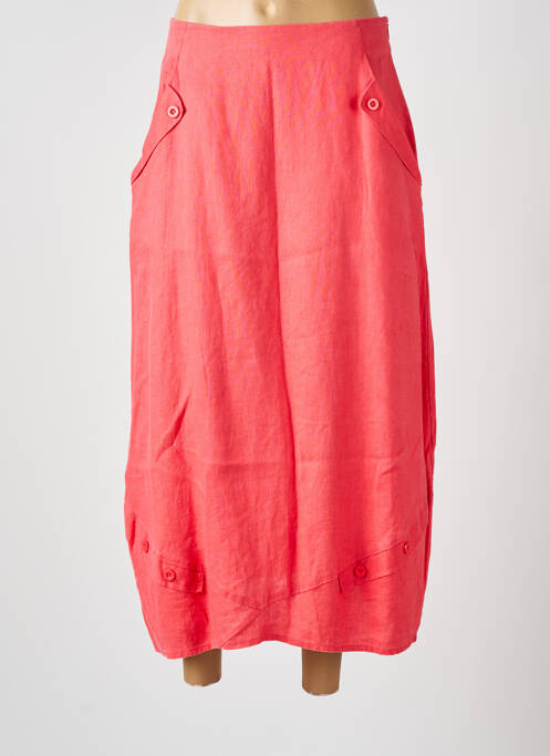 Jupe longue rose KOKOMARINA pour femme