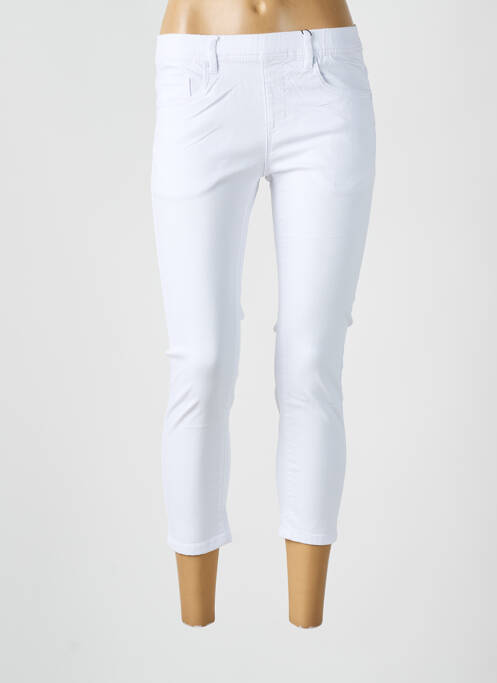 Pantacourt blanc TELMAIL pour femme