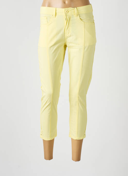 Pantacourt jaune TELMAIL pour femme