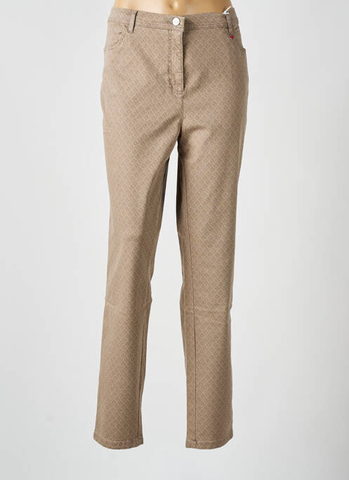 Pantalon slim beige TONI pour femme