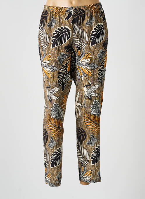 Pantalon slim jaune TELMAIL pour femme