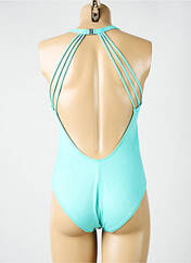 Maillot de bain 1 pièce bleu ANTIGEL pour femme seconde vue