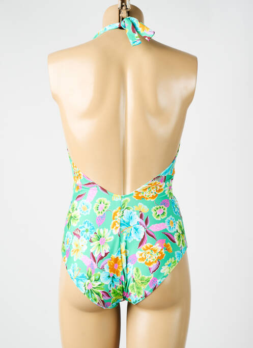 Maillot de bain 1 pièce vert ANTIGEL pour femme