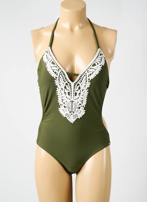 Maillot de bain 1 pièce vert YSABEL MORA pour femme