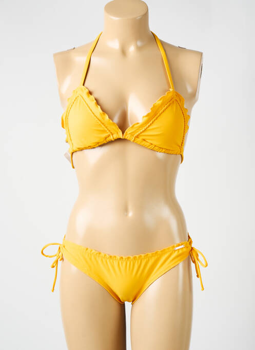 Maillot de bain 2 pièces jaune YSABEL MORA pour femme