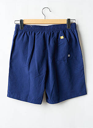 Short de bain tissage popeline bleu YSABEL MORA homme