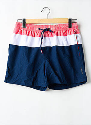 Short de bain tissage popeline rose YSABEL MORA homme