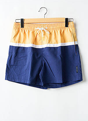 Short de bain tissage popeline jaune YSABEL MORA homme