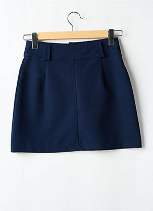 Jupe courte poches bleu CHARMING GIRL femme