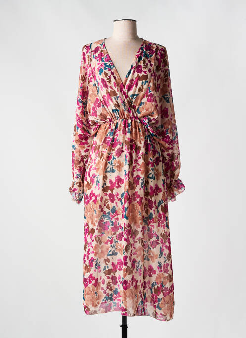 Robe longue violet ADILYNN pour femme