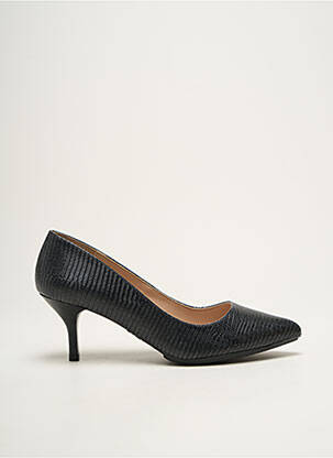 Escarpins tissage satiné talon de 4 à 6cm gris GIULIA femme