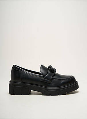 Mocassins tissage satiné talon de 4 à 6cm noir MARCO TOZZI femme