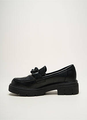 Mocassins tissage satiné talon de 4 à 6cm noir MARCO TOZZI femme