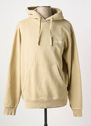 Sweat-shirt sérigraphie floquée manches longues beige NAPAPIJRI homme