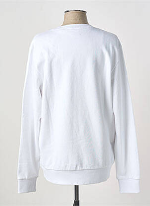 Sweat-shirt sérigraphie floquée manches longues blanc HUGO BOSS homme
