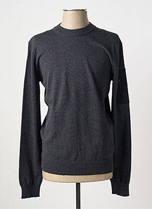 Pull col rond manches longues gris NAPAPIJRI homme